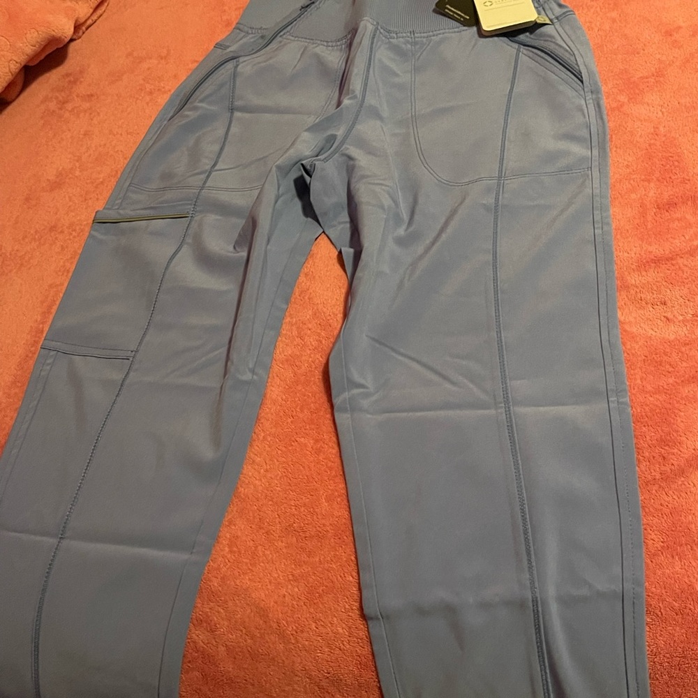 High waisted scrub jogger pants